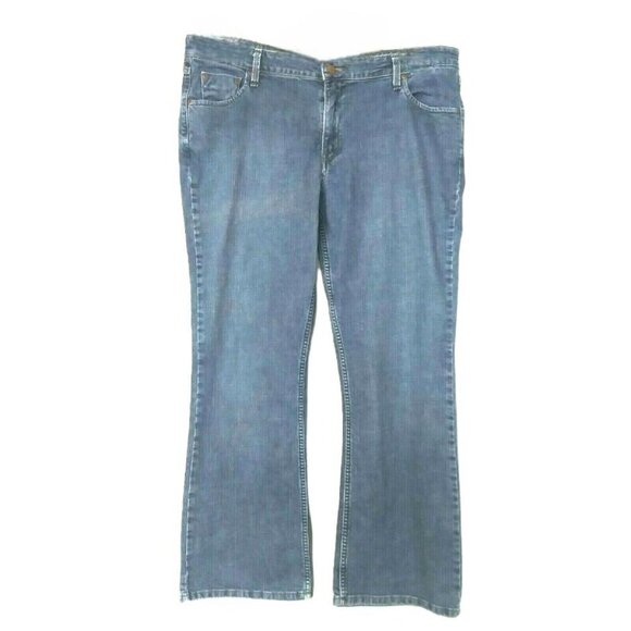 Signature By Levi Strauss & Co Size 18 Jeans Low Rise Bootcut Medium Casual Styl - Picture 2 of 8